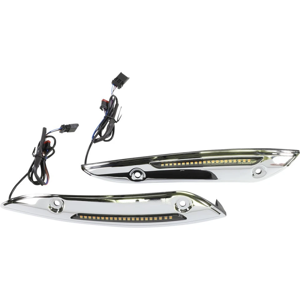 2015-2021 para Harley Road Glide Special FLTRXS acabamento de para-brisa cromado - Imagem 1 de 1