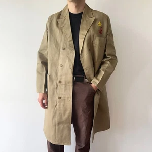 Giacca da lavoro doppiopetto tedesco Sanfor abbigliamento da lavoro vintage francese anni 602 - Foto 1 di 12