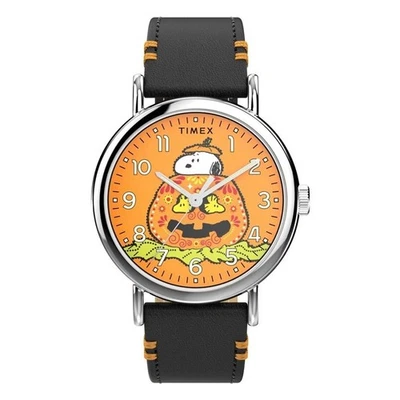 Timex Weekender Peanuts Snoopy Woodstock Pumpkin Limited Edition Watch TW2Y12300 - image 1 of 4