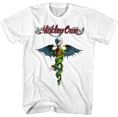 Motley Crue Dr Feel Good Album Men's T Shirt Rock Band Heavy Metal Concert Tour - Image 1 of 3