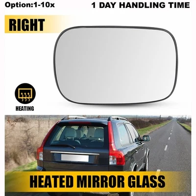 Fit Volvo XC90 XC70 2003-2006 Right Side Mirror Glass Clear Heated Len 8650150 - Image 1 of 4