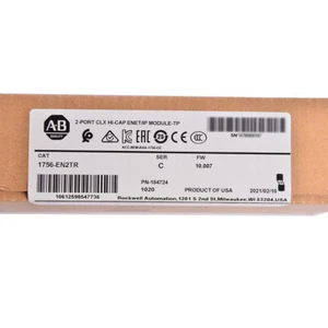 New Original Factory Sealed AB 1756-EN2TR /C 2-PORT CLX HI-CAP ENET/IP MODULE - Picture 1 of 5