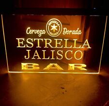 ESTRELLA JALISCO LED NEON GOLD LIGHT SIGN 8x12