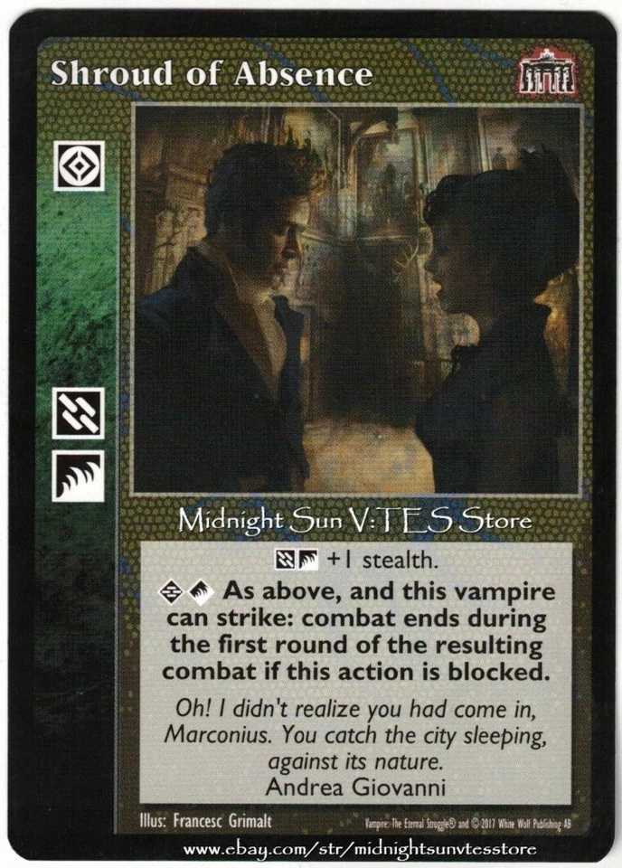 Shroud of Absence Berlin Anthology V:TES VTES Vampire CCG - Image 1 of 1