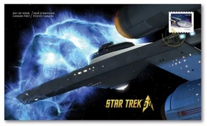 STAR TREK = 50th Ann = U.S.S.ENTERPRISE = SPECTACULAR Official FDC Canada 2016 - Bild 1 von 2