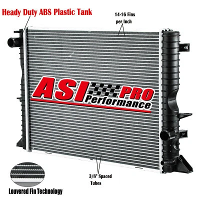 Aluminum Core Radiator For 1998-2016 2000 LAND ROVER DEFENDER WAGON 2.5L TD5 Foto 1 de 4