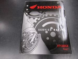 2010 Honda VTX1300CX Fury Service Shop Manual Repair Book #61MFR00 - Picture 1 of 4