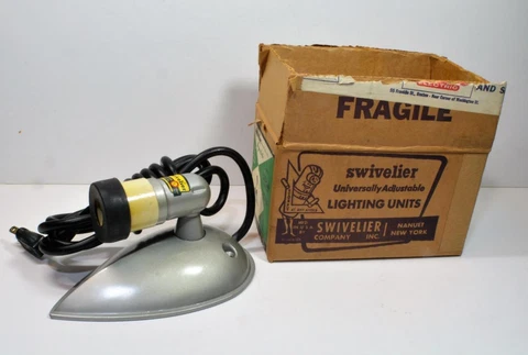 VTG 1950s Swivelier Universally Adjustable Vogue-Lites Art Deco Lighting Unit Cover