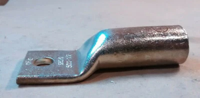 1 New NSi Long Barrel Copper Compression Lug 500 MCM L50048 1/2" Bolt Size 600V - Image 1 of 4
