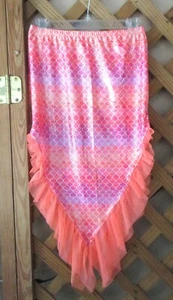 WONDER NATION SWIMSUIT COVER UP SKIRT~Mermaid Style~Orange~Girls Size 14-16 XL - Picture 1 of 2
