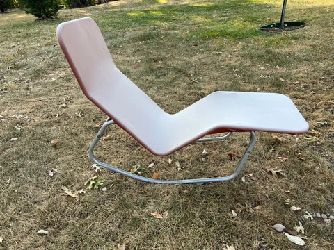 BARWA Lounge chairs Vintage lot of 2 MCM chaise lounger Cover