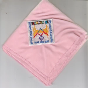 Boy Scout Neckerchief 20 WORLD JAMBOREE THAILAND 2003 pink - Picture 1 of 2