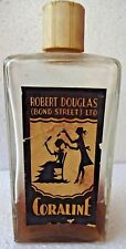 Vintage Glass Bottle Robert Douglas (Bond Street) Ltd Coraline Lotion Collect'A9