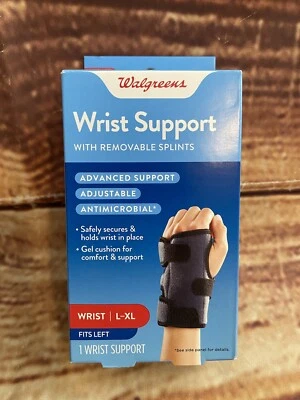 Soporte de muñeca Walgreens con férula extraíble ajustable para mano izquierda talla L-XL Foto 1 de 4