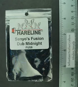 Materiale per legatura Hareline Senyo's Fusion Dub Midnight Fly - Foto 1 di 3