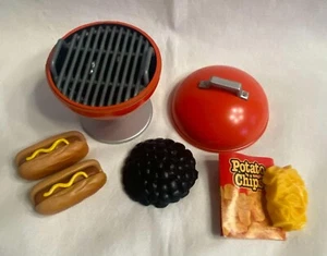 Juego de cocina de barbacoa Tyco Kitchen Littles 1995 - Imagen 1 de 1