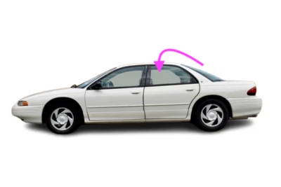 Fit 1997 Chrysler Concorde & Eagle Vision Driver Sid Rear Left Door Window Glass - Image 1 of 4