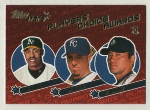 2001 Topps Stars Players Choice Awards #05 Terrence Long M Quinn Kazhiro Sasaki - Picture 1 of 1