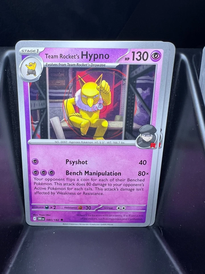 Team Rocket's Hypno 080/182 Sv10: Destined Rivals Regular - Image 1 of 1