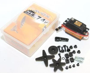 Savox SC-1268SG High Torque Steel Gear Digital Servo w 25T Aluminum Horn Black - Picture 1 of 9