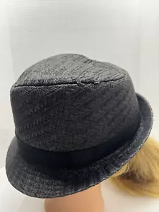 Sombrero negro West End con banda negra. Talla S/M - Imagen 1 de 5