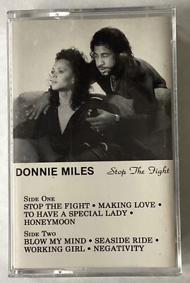 Donnie Miles - Stop The Fight (Cassette, 1988) LA Funk Soul Boogie Underground - Image 1 of 4