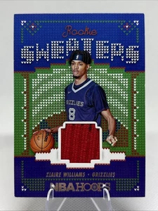 2021-22 Panini NBA Hoops - Rookie Sweaters Ziaire Williams #RSW-ZW (MEM, RC) - Picture 1 of 2