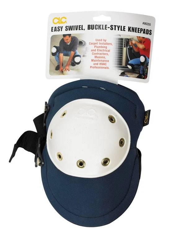 CLC V6355 Blue Foam/Polyester Heavy-Duty Adjustable Knee Pads 7.25 L x 5.5 W in. - Image 1 of 1