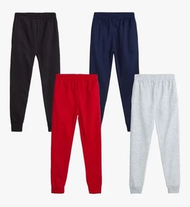 Boys' Sweatpants - 4 Pack Active Fleece Cargo 4T Black/Navy/Charcoal/Red T8 - Picture 1 of 2