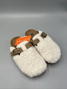 Rocket Dog Abel Faux Shearling Fur Clogs, Slip On Sandals Little Kid Sz 1 M - Picture 1 of 8