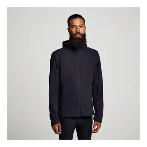 Saucony Men Hurricane Waterproof Jacket Black XL Apparel - Picture 1 of 6