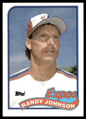 1989 Topps Randy Johnson Rookie Montreal Expos #647 - Image 1 of 2