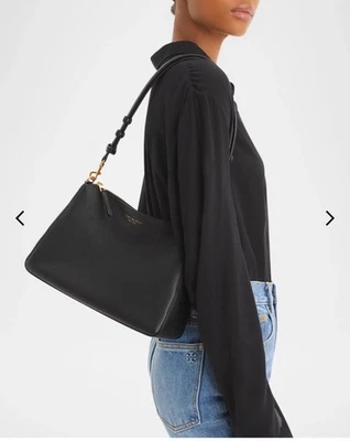 Bolso de Hombro TORY BURCH Perry Cuero con Cremallera Original $400 Nuevo con Etiquetas Foto 1 de 4