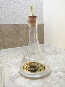 FRANKLIN TOILETTE DOPOBARBA BOTTIGLIA VETRO CON TAPPO BARBIERE NEGOZIO ORIGINALE - Foto 1 di 7