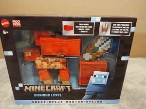 Mattel Minecraft Diamond Level Sheep Figure Set NEW IN STOCK - Picture 1 of 16