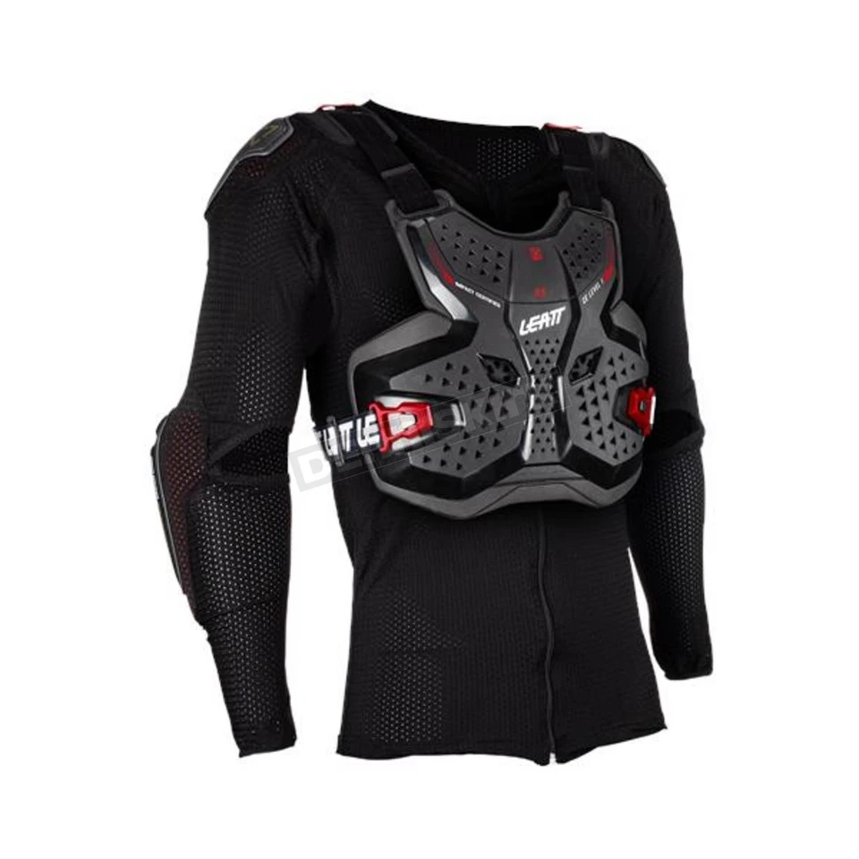 Leatt Youth 3.5 Body Protector - Black/Red 5023050951