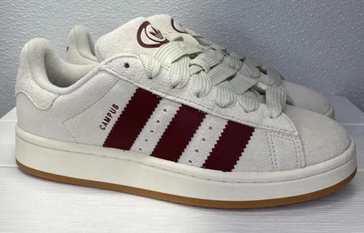 Adidas Campus 00's Mujer Talla 8 Borgoña/Gris Gamuza Parte Superior Baja Tenis Informales Foto 1 de 4