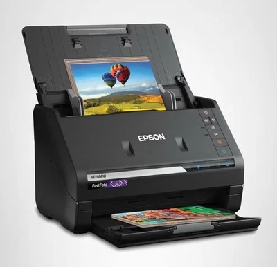 Epson Fastfoto FF-680W Wireless Photo & Document Scanner - Black (B11B237201) - Image 1 of 4