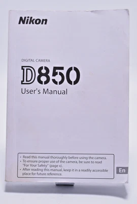 Nikon D850 User Manual - Image 1 of 2