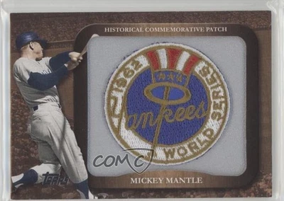 2009 Topps Legends of the Game Manufactured Commemorative Mickey Mantle Patch - Image 1 of 2