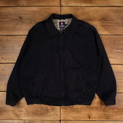 Chaqueta cortavientos Chaps Ralph Lauren M para hombre 00s azul marino algodón bombardero Foto 1 de 4