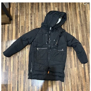 OROLAY Down Puffer Coat Jacket with Hooded Padded Warm Winter Women's L - Picture 1 of 6