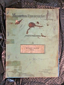 MEMPHIS EQUIPMENT COMPANY PARTS MANUAL. "M" SERIES 5-TON 6X6 (G744) - Picture 1 of 2
