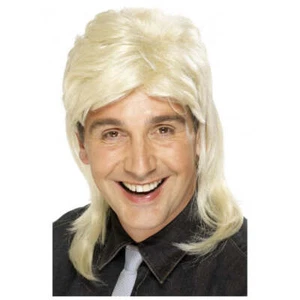 Blonde Mullet Wig - Picture 1 of 1