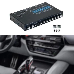 7 Band Auto Audio Equalizer Einfache Installation Frequenz Einstellbar Metall DSP Chip - Bild 1 von 7