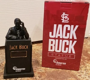 NIB St Louis Cardinals Jack Buck Replica Statue Voice Chip Radio SGA 4-26-21 - Picture 1 of 8