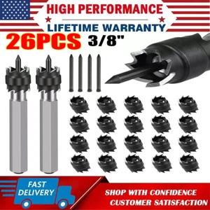 26Ps 3/8" Double Sided Spot Weld Cutter Remover Drill Bit Welder Cut Rotary Kit - Picture 1 of 10