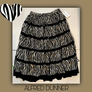 ALFRED DUNNER KENYA ANIMAL PRINT LONG LINED MAXI WOMEN’s SKIRT SIZE:12 NWT! - Picture 1 of 5