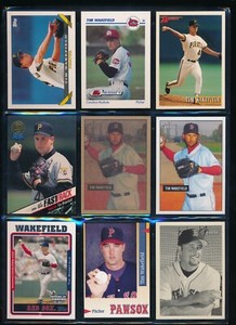 lot (9) 1991 Impel #119 Tim Wakefield '95 Pawtucket Heritage 39 570 194  inserts