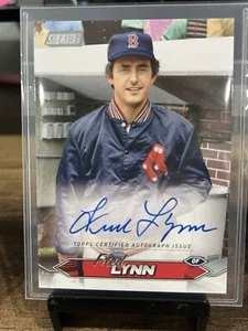 2024 Topps Stadium Club Autograph Fred Lynn Auto Boston Red Sox #SCBA-FL - Picture 1 of 2